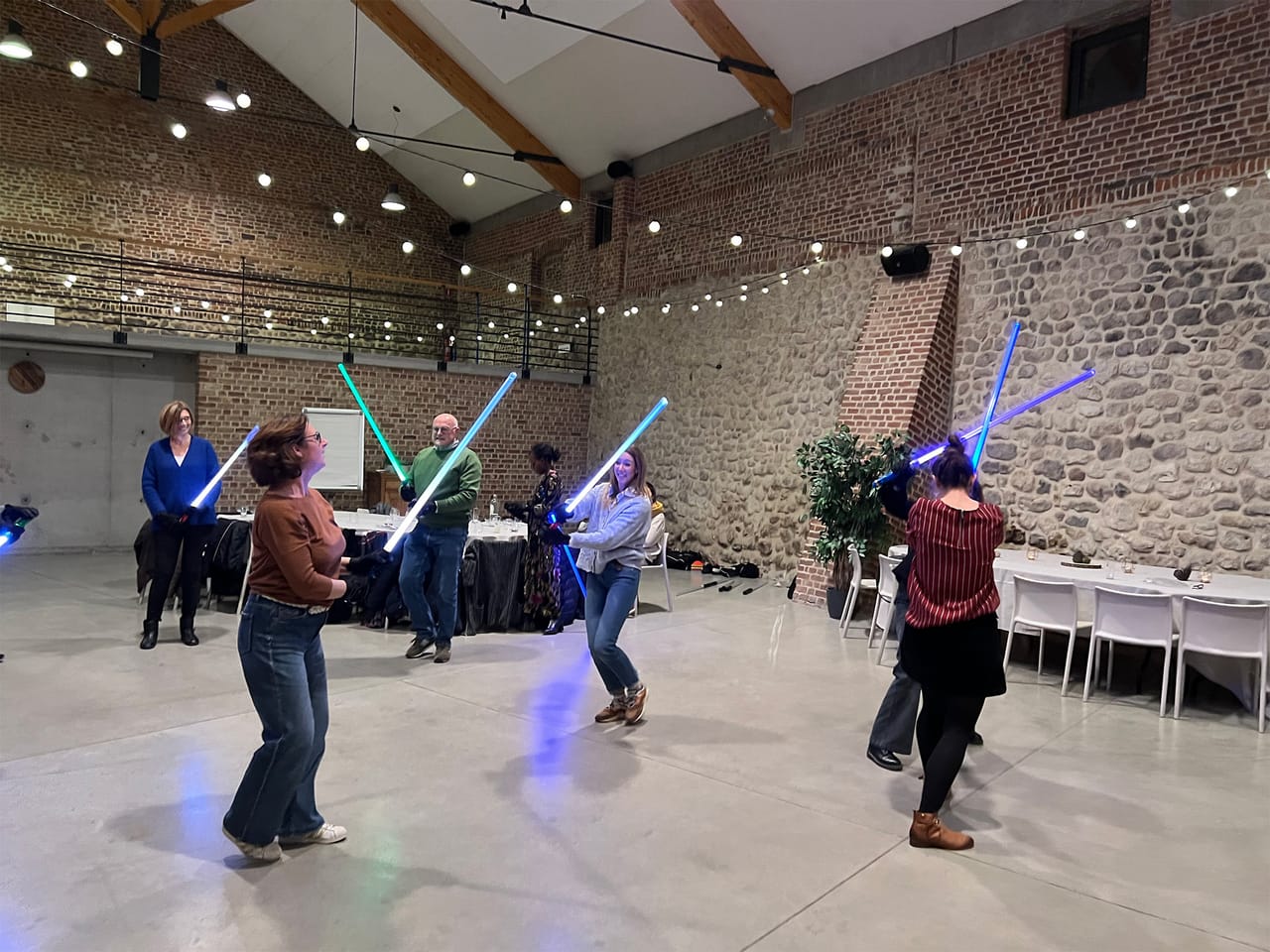 Lightsaber fencing (Indoor)